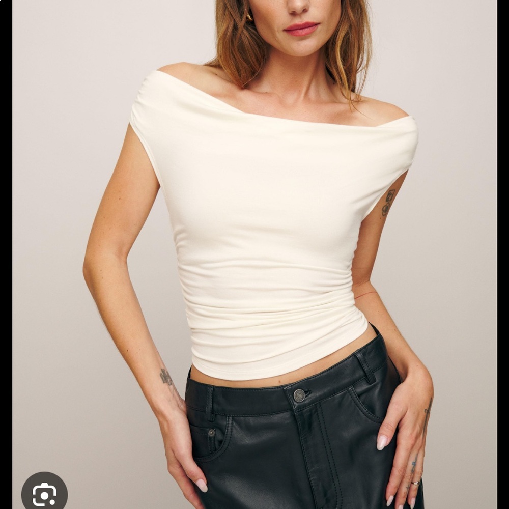 Reformation Darcy Top - Fior di Latte NWT